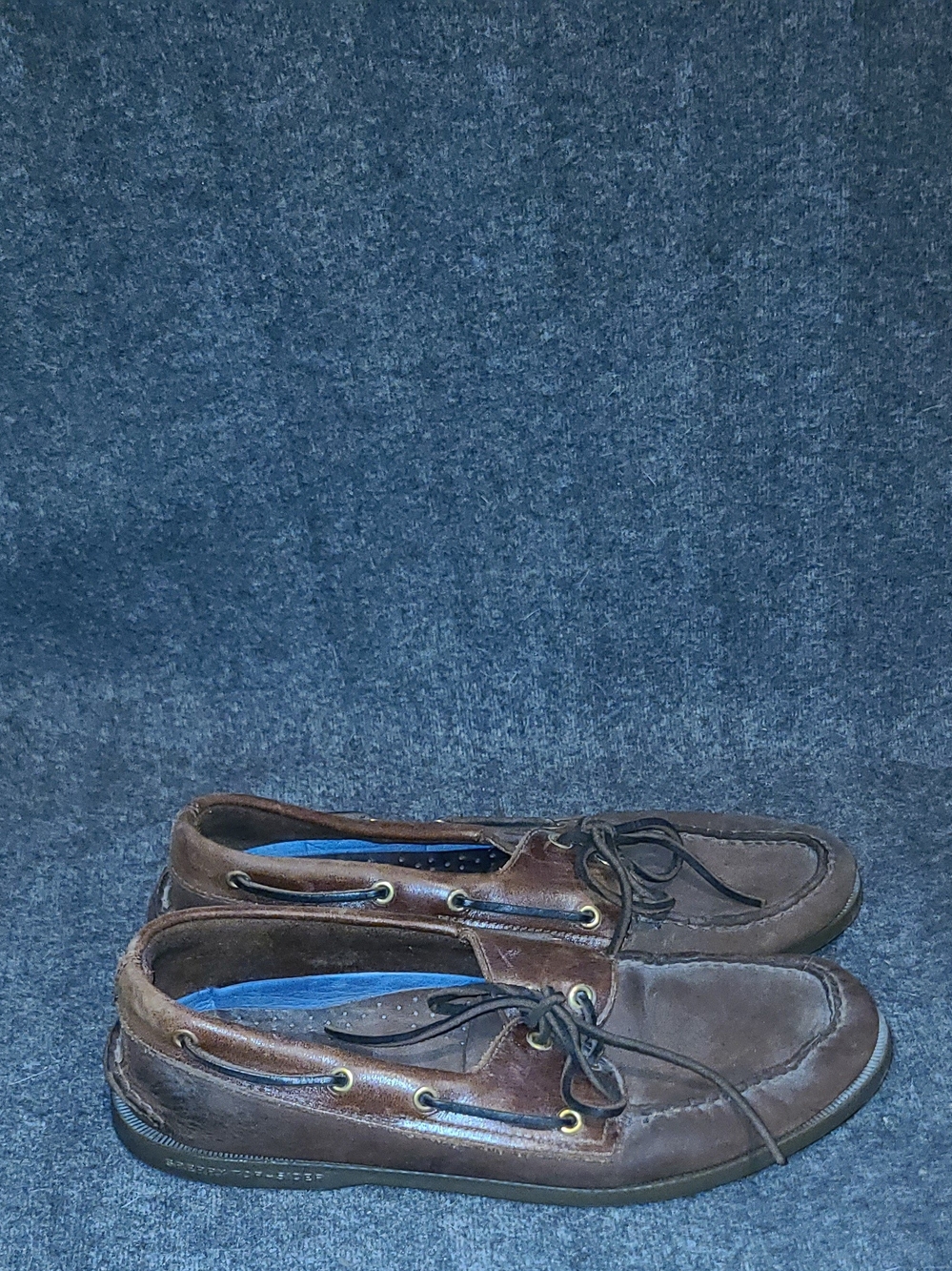 Sperry Top-Sider Men's Brown Leather Upper Non-Marking Sole Size 11